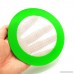 YHSWE 3PCS Food Grade Silicone Non-Stick Oil and Concentrate Mat Pad Round 5'' Green - B076F7Z4P4